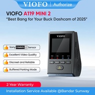 VIOFO A119 MINI2 64GB Dashcam⎜2K 60fps⎜GPS⎜Voice Command⎜2.4 & 5GHz WiFi