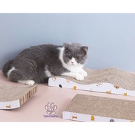 (The Bools) Wave Form Cat Scratching Board Extra Thick Cat Scratch Board Pet Scratching Board