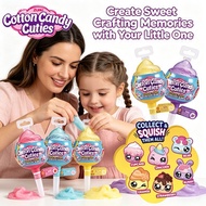 Zuru Oosh Cotton Candy Cuties Mystery Toys For Kids Bundle With 4 Fluffy Slime Mystery Capsules Plus
