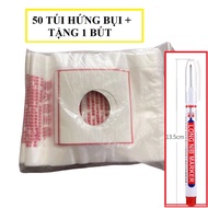Bịch túi hứng bụi khoan rút lõi dán tường - Lỗ 65mm dán tường siêu dính túi siêu dai hứng nước - Kim