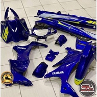 COVERSET ORIGINAL HLY YAMAHA 125 125Z 125ZR 46 SIGN ROSSI STRIPE STICKER SIAP TAMPAL MORITAKA PERCUM