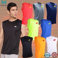 lotto sleeveless jersey / baju warm up training kit / gym / jogging shirt / volleyball / basketball 