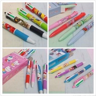 4 color children's character pens 4 color shallow pens (1 pcs) 4 color shallow Ball pens with childr