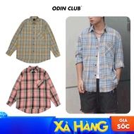 Tanzo Odin Club Flannel shirt, loose unisex checkered shirt for men and women, Local Brand ODIN CLUB