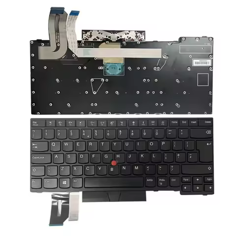 Keyboard UK For Lenovo Thinkpad E480 T480s L48 L380 L380 Yoga T490 E490 T495