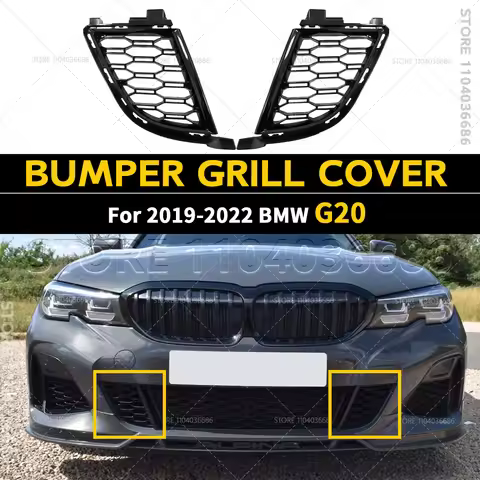 For 2019 2020 2021 2022 G20 BMW 330e 330eX 330i 330iX M340i M340iX Front Bumper Lower Grill Cover 51