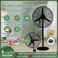 FOOKSUNG Industrial Fan kipas berdiri 3 Speed 280W high-power large wind wall fan Kipas industri