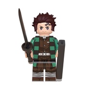 Chinese Building Blocks Demon Slayer Building Block Minifigure WM6116 Tanjirou Nezu Butterfly Ninja 