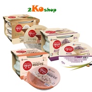 [ CJ HATBAN] Bundle of 9 / Microwavable White Rice / Instant Cooked Rice / Convenient Fast Food/ Staple food/ 3 Flavors