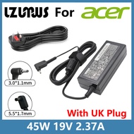 LZUMWS 45W 19V 2.37A Laptop Adapter Charger Slim for ACER Aspire S7 391 V3-371 Aspire 3 A314-31 A515