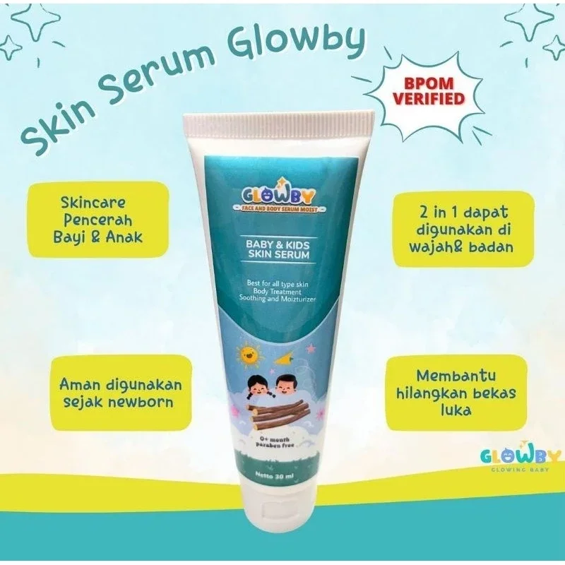 Glowby Skin Serum Lotion Ampuh Mencerahkan Kulit Anak & Menghilangkan Bekas Luka Anak