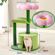 BHQ PET คอนโดแมว คอนโดกำมะหยี่และคอนโดไม้ เหมาะสำหรับแมวหลายตัว เสาลับเล็บแมวได้ สะดวกสบายและนุ่มนวล