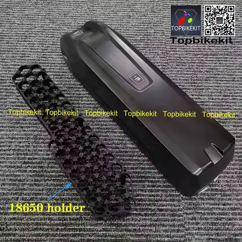 Ebike empty Battery case shark frame battery case down tube battery box with KT 36V/48V/52V inner co