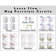 Mug Corelle (Stoneware) Plum | Provence Garden | Sakura | Country Rose | European Herb | Rosabelle | Daisy Field