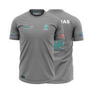 PETRONAS Cub Prix Podium Tee - Grey Outdoor quick-drying running T-shirt sports unisex microfiber qu