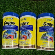 Tetra guppy fish food pellet makanan ikan guppy