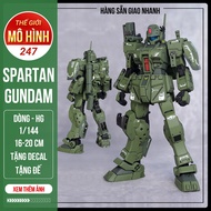 Hg GM Spartan Assembly Model Combo - Base included + Water Decal (with assembly kit)