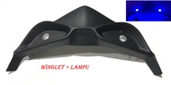 WINGLET NMAX NEW 155CC+ LAMPU WINGLET YAMAHA NMAX NEW PLUS LAMPU NMAX 155 TAHUN 2020 2021 2022