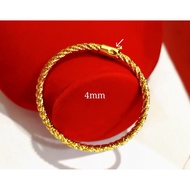 Gelang Tangan Pintal Emas Bangkok Persis Ori 24k gold Plated