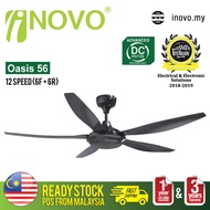 Inovo Celing Fan 56" / DC Motor / 5 Blades / Kipas Siling - Oasis 56