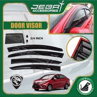 (4-PINTU) Air Press 3 Inch Proton Persona 2016 latest Window Tingkap kereta Door Visor tingkap keret