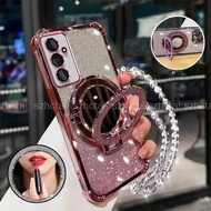 Casing for Samsung A14 A24 4G A25 A34 5G A54 5G four corners shockproof phone case 3D makeup mirror 