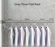 1.2m Wall Mount Retractable Cloth Drying Rack Indoor & Outdoor Space Save Aluminum Home Ho Clothesli