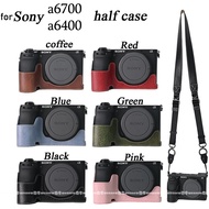 PU Leather Casing for Sony A6700 A6400 Camera Case Cover Sony ILCE-6700 A6700 A6400 A6700 Bag