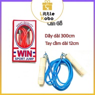 XO [Genuine Box] Win Jumping Rope Heavy Spring Hard Plastic 3m Exercise Rope for Children and Adults