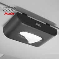 【Audi】(Tissue Box)Audi Premium Leather Car Tissue Box A3 A4 A5 A6 Q3 Q4 Q5 TT