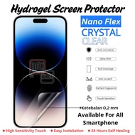 LAYAR Hydrogel Clear VIVO Y35 Y36 Y75 4G 5G Screen Guard Anti-Scratch Clear Protector Glossy Screen 