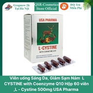 Skin Brightening Pills, Darkening Reduction Slingshotm L Cystine with Coenzyme Q10 Box of 60 pills, 