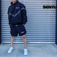 FEAR OF GOD 複線ESSENTIALS 3M反光衝鋒衣 教練夾克FOG外套男女