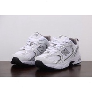 NB 530 Shock Absorbing and Anti slip Low Top Running Shoe - White