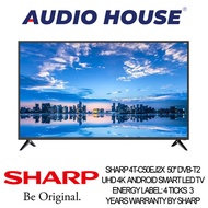 SHARP 4T-C50EJ2X  50 DVB-T2 UHD 4K  ANDROID SMART LED TV  ENERGY LABEL: 4 TICKS  3 YEARS WARRANTY