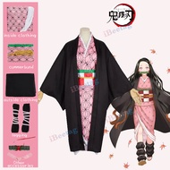 2025อนิเมะสังหารปิศาจ Kamado Tanjirou/nezuko Agatsuma Zengitsu Tomioka Giyuu Akaza เครื่องแต่งกายคอส