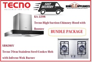TECNO HOOD AND HOB FOR BUNDLE PACKAGE ( KA 2298 &amp; SR 828SV ) / FREE EXPRESS DELIVERY