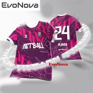 Evonova microfiber jersey cheap jersey Jersey custom name Jersey ball netball jersey sports jer