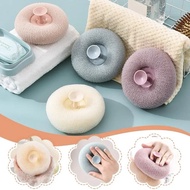 5D mesh fiber bath sponge creates foam and conveniently exfoliates