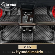 Car floor mats for Hyundai matrix 2005 Custom auto foot Pads automobile carpet cover interior access