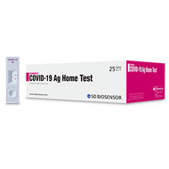 [25 Tests/ Box] SD BIOSENSOR Standard Q Covid-19 AG Home Test Antigen Rapid Self Test (ART) Kit