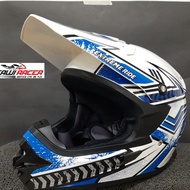 Helm Yamaha Full Face Trail X-Ride Tribal Blue original