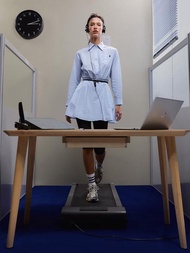 [Pomelo] เดรสเชิ้ตลายทาง / Stripe Shirt Dress