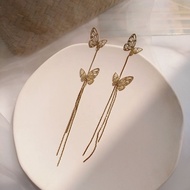 Gold Butterflis Silver 925 Earrings
