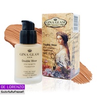 Gina Glam Double Wear Stay in matte foundation 30g SPF15 G45 จีน่าเกลม รองพื้น จีน่าแกรม ครีมรองพื้น