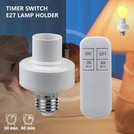 E27 Smart Timer Switch Wireless Remote Control AC85-265V 10m Range Lamp Holde ON Off Light Bulb Base