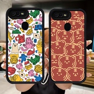 Q57 Tiger soft Casing for OPPO A5 A1K A12E A12 A5S A7 F9 Pro A12s A11K F5 A3S F7