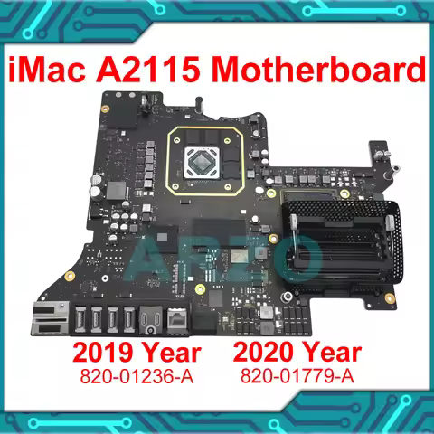 Original a2115 logic board For iMac 27" A2115 Motherboard 2019 820-01236-A 2020 820-01779-A 256GB 51