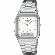 AQ-230A-7D/AQ230A-7D Ana-Digi Metal Strap Silver Silver Dial Unisex Watch Wristwatch [Parallel impor