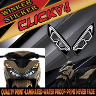 HONDA CLICK V4 WINKER STICKER / HONDA CLICK V4 STICKER DECALS